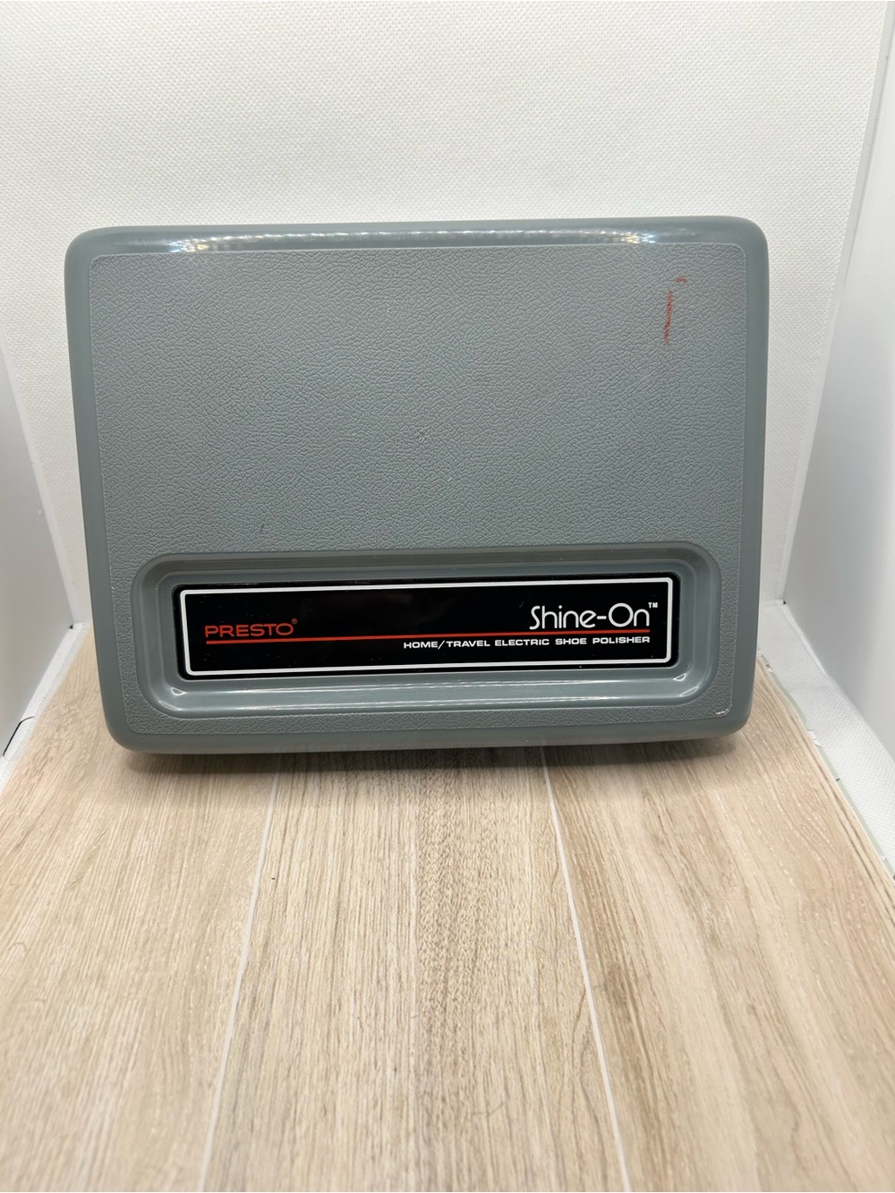 Presto Shine-On Home Travel Electric Shoe Polisher With Case Accessories Manual